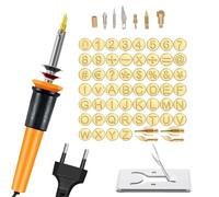 Wood Burning Tools, Leather and Wood Burning Set | Wood Burning Set and Precise Leather Burning Set - Stable 26 Letter Carving Head Tools for Experi Enthusiasts