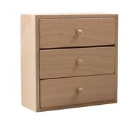 Wood Cabinet Toy Figure Display Shelf Model Doll House Decoration Miniature Doll House Accessories Pretend Play Toys