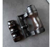 Wood Camera Hand Grip For Pentax 67 6X7 6 * 7 Left and Right Handle Holder Kit Set (African Blackwood)