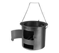 Wood Camping Stove | Stainless Steel Burner | Backpacking e with Handle | for Winter Outdoor Hiking Backpacking Patio Garden Picnic Survival