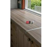 WOOD CANYON OAK WOODGRAIN STICKY BACK PLASTIC SELF ADHESIVE VINYL FILM 2M X 45cm