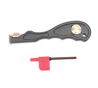 Wood Carbide Insert Scraper Premium Aluminum Alloy Glue Remover Tool for Woodworking Cleaning Degumming and Deburring with Replaceable Blades Ergonomic Handle