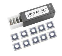 Wood Carbide Inserts Cutters for Wood Lathe with 10Pcs and size 10pcs crafted from the pictures shown minimizing downtime and maximizing productivity