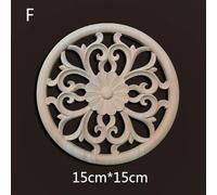 Wood Carved Round Onlay Applique Unpainted Frame Door Decal Working Carpenter Mirror Decoration Home Decor Furniture Appliques