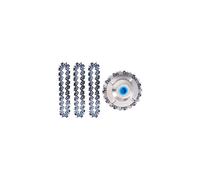 Wood Carving Chain Disc - with 3 PCS of Extra Circlets, 5/8 inch Arbor Wheel Grinding, Shaping Circular Chainsaw Disk