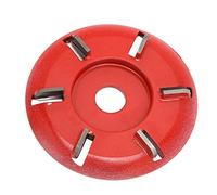 Wood Carving Disc 9cm 6 Teeth Cutting Wheel Shaping Angle Grinder Alloy Steel Wood Grinder for Cutting Hardwood Tree Stump Remover