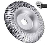 Wood Carving Disc Wood Angle Grinding Disc Carving Tool for Angle Grinder Sanding Cutting Sculpting Shaping Polishing Outer Diameter 100mm, Inner Diameter 16mm