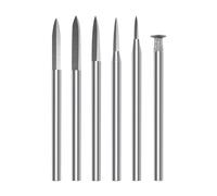 Wood Carving Drill Bits Set,6Pcs Engraving Accessories Bit Kit for Rotary Tool,