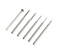 Wood Carving Drill Bits Set 6PCS for Rotary and Die Grinders with Sword Shaped Tips Suitable for Engraving, Lettering, and Carving (B)