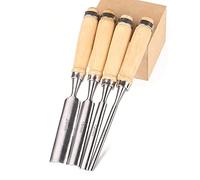 ,Wood Carving Gouge Set - -Piece Woodworking Hand Chisels Compact Wood Carving Knife Semicircular Shovel For Woodworking Hobby Tools And Professional