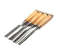 Wood Carving Kit 4Pcs Wood Carving Tools Woodworking Carving Chisels Gouge Set for Woodworking Wood Carving Engraving Tool 6/12/18/24mm