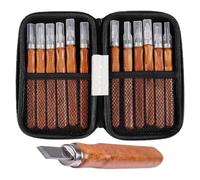 Wood Carving Kit Small Chisels with Sharpening Stone