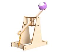 Wood Catapult Kit - Robust Construction STEM Science Toy, STEM Science Project Toy | Wood Catapult Kit For Students Parents Teachers Educators School Projects Classroom Weekend Summer Camp Indoor Play