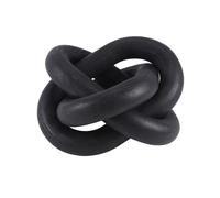 Wood Chain Link Decor 3 Link Wood Knot Decor Hand Carved Coffee Table Decor Modern Farmhouse Shelf Decor Boho Black