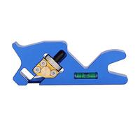 Wood Chamfer Plane 45° Corner Planer, Aluminum Alloy Hand Trimming Tool with Bubble Level for Woodworking, Solid Wood and Plywood Flattening