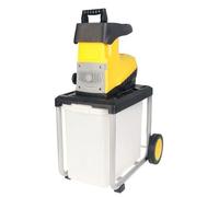 Wood Chipper, 3200W Electric Garden Shredder, Garden Leaf Crusher with a 60L Integrated Collection Box, 45mm Cutting Diameter and Safety Switch, 10m Power Cable, for Tough wood and Thorny Shrubs