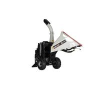 WOOD CHIPPER PETROL SHREDDER WITH HYDRAULIC IN FEED LUMAG GERMANY HC15H