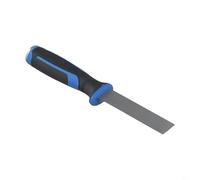 Wood Chisel for Woodworking, 90-Degree Right-Angle Carving and Trimming Tool with Rubber Handle and Plastic Blade Sleeve for Cork, Hardwood and Plywood