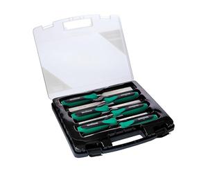 Wood Chisel Set 6 Pieces of Stainless Steel Q30 6, 10, 12, 18, 25, 32mm with Practical case from WIESEMANN 1893 I Ensure Serie I 81291