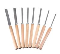 Wood Chisel Set - 8 Pcs Wood Carving Chisel Wood Carving Accessories Wood Carving Tools Wooden Handle Set