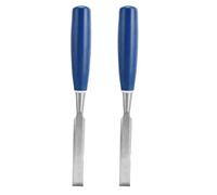 Wood Chisel Set High Hardness Wood Carving Chisels Professional Woodworking Tools for Carpentry Craftsmanship ABS Handle 45# Steel 2 Pieces (5/8")