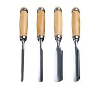 Wood Chisel Set with Robust Metal - Woodworking Chisel Set, Ergonomic Woodworking Chisel Set | 4 x Portable Hand Tools, Wear-resistant Carpenter's Tools for Beginners, Woodworkers