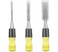 Wood Chisel Set Wood Carving Chisel Flat Carving Knife 1/2''5/8"/1" for Carpenter DIY Tools 3PCS/Set