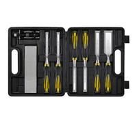 Wood Chisel Tool Heavy Duty Bevel Edge Non Slip Woodworking Sharp Hand Chisels with Full Core Handle for Carving Cutting Shaving Shaping Scraping Chopping (Size : E)