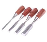 Wood Chisel Tool Set 4Pcs/Set Wood Chisels, Short Handle Household Wood Carving Tools, Stainless Steel Sharp Handmade Wood Carving Knives Premium