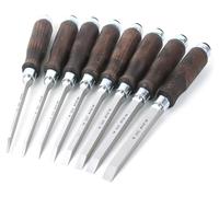 Wood Chisel Tool Set 8Pc Wood Chisel Set for Woodworking, Chromium Manganese Steel with Hardwood Handle for Woodcarving, Carpentry, Trimming The Edges Premium