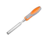 Wood Chisel with Hammer End, 32mm, Durable Cr V Construction and Soft PVC Handle for Woodworking and Carving Projects