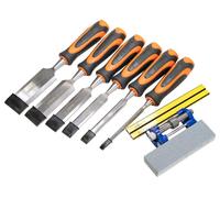 Wood Chisels & Honing Guide Set, 10 Piece - 56140