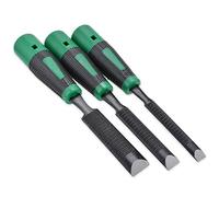 Wood Chisels Set,13mm,19mm,25mm Woodworking Carving Hand Tools with Massage Handle for Woodcarving, Carpentry,Crafts and General Woodworking Tasks(3 Piece)