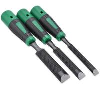 Wood Chisels Set,13mm,19mm,25mm Woodworking Carving Hand Tools with Massage Handle for Woodcarving, Carpentry,Crafts and General Woodworking Tasks(3 Piece)