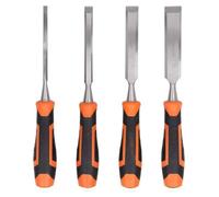 Wood Chisels Steel Wood Chisel Set, Carving Woodworking Chisels, Bi Material Soft Grip for Woodworking for Woodworking, Carving (4 Piece) Artists