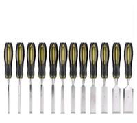Wood Chisels Wood Carving Chisel Set,Bevel Edge Chisel Set,DIY Woodworking Carving Tool Set for Beginner(12Pcs) Artists