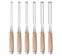 Wood Chisels Wood Chisel Professional Wood Chisels for Carpentry,Sharp Wood Bevel Edge Chisel Tool,6 Piece Set Artists