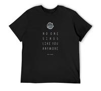 Wood Chris No One Sings Like You Cornell Men Cotton T-Shirt Short Sleeve Clothes Tees M Black