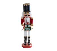 Wood Christmas Nut Cracker Walnutcracker Figure Walnut Cracker Puppet For Christmas Holiday Party Present Hand Puppet