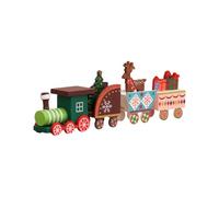 Wood Christmas Train Ornament Collectible Holiday Decoration For Indoor Window Displays And Shelf Arrangements Wooden Holiday Decoration Storage