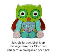 Wood Chunky Owl Pull Along