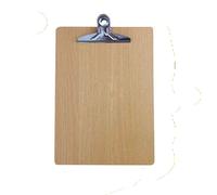 Wood Clipboard A4 A5 Wooden Clipboard Folder Paper Ticket Menu Bills Note Document File Clip WordPad Office School Writing Board Clamp Holder(A4)