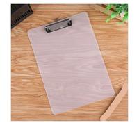 Wood Clipboard A4 Writing Clipboard Document Folder Tablet Paper Organizer Sheet Pad(Orange)