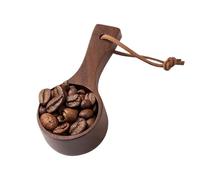 Wood Coffee Scoop - Sugar & Salt Seasoning Spoon - Seasoning-Multipurpose Wooden Scoop for Jars, Canisters, Bath Salts, Laundry Detergent