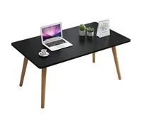 Wood Coffee Table - Modern Minimalist Nordic Style Accent Table for Living Room, Bedroom, or Dining Area - Natural Wood Finish, Simple and Stylish