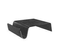 Wood Coffee Table, Solid Wood Curved Design for Living Room, Stylish Side Table for Lounge Areas