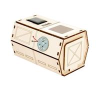 Wood Colony Building Set Solar Powered Solar Energy Base Experiment Educational Toy Kids Science Exploration Hands on Science Activity