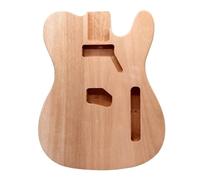 Wood Color Okoume Wood Guitar Body Guitar Barrel Matte Electric Guitar Barrel Parts Unfinished 5.7 Cm Pocket Width