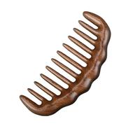 Wood Comb Wide Tooth Scalp Massager For Women/Men Wooden Detangle Comb Hair Care