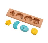 Wood Cookie Cutter Molds - Chocolate Making Moulds | Cookie Stamps Cute for Home Bakers Professional Chefs Event Caterers Food Bloggers Pastry Chocolate Cakes Shop Owners